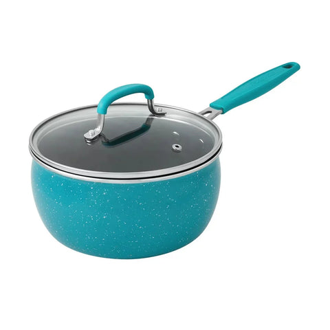 The Pioneer Woman Brilliant Blooms 38-Piece Cookware Set, Teal �� Complete Kitchen Solution with Floral Design