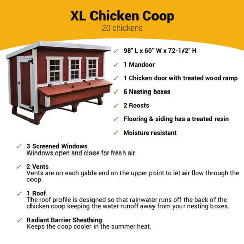 OverEZ Chicken Coop �� X-Large