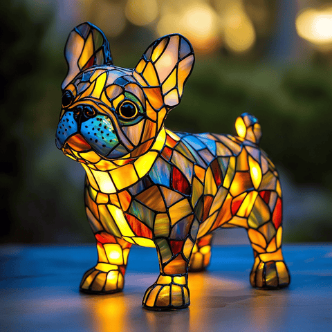 English Bulldog Lamp
