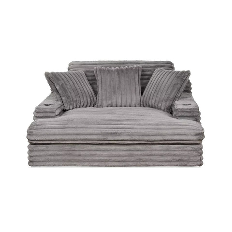Nestle Chaise Lounge With Dual Cupholders And Charging Ports
