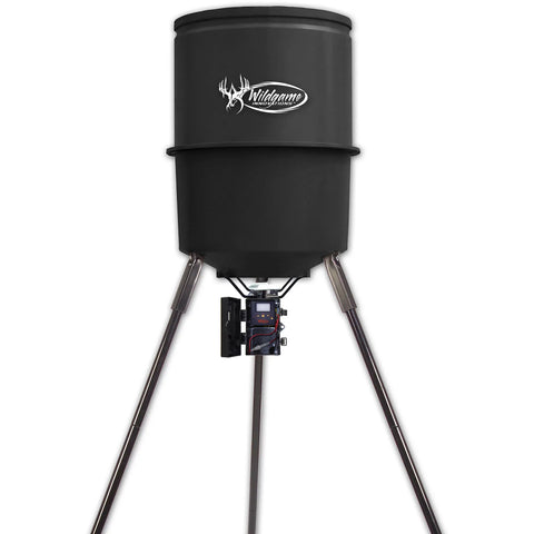 Wildgame Innovations Sports and Outdoors Quick Set Game Feeder, 30-Gal