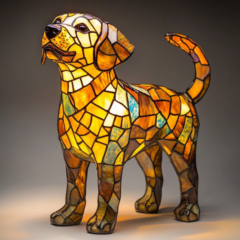 Border Collie Lamp