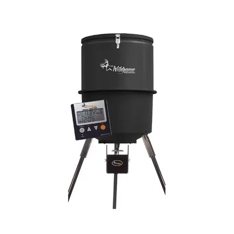 Wildgame Innovations Sports and Outdoors Quick Set Game Feeder, 30-Gal
