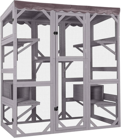 Catio Outdoor Cat Enclosure - Large Walk-In Kitty Cage