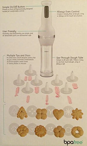 Cuisinart Electric Cookie Press CCP 20 (White): Home & Kitchen
