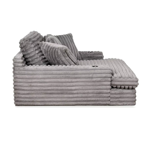 Nestle Chaise Lounge With Dual Cupholders And Charging Ports