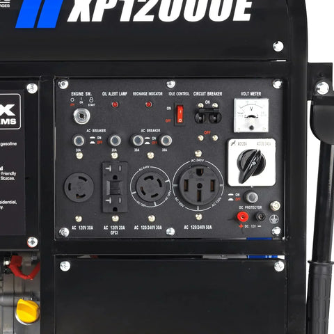 13,000-Watt Dual Fuel Portable Generator - Gas & Propane, Electric Start, Whole Home Backup Power, Transfer Switch Ready, RV & Emergency Ready
