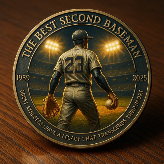 "The Best Second Baseman" Coin