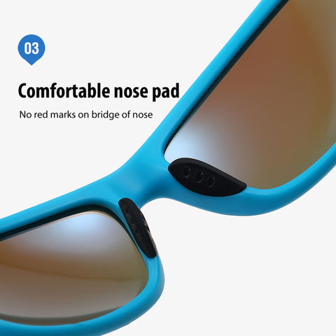 Outdoor Sports Sunglasses With Anti-glare Polarized Lens