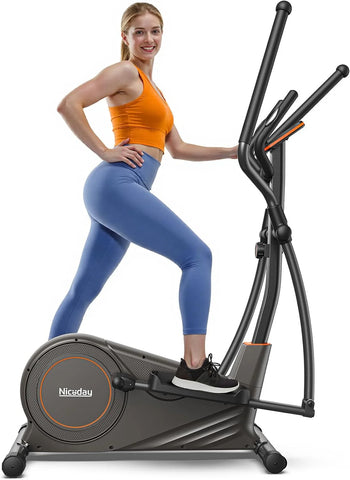 Niceday Elliptical Machine, 15.5锟斤拷20IN Stride, 16 Levels, 500LB Capacity