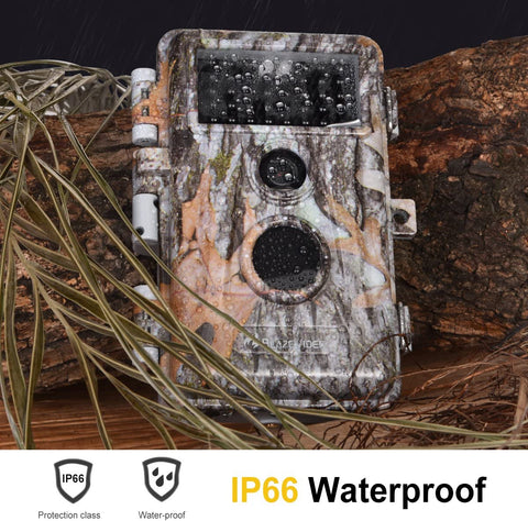 5-Pack Game & Deer Trail Cameras 16MP 1920x1080P Video Hunting Wildlife Cams Time Lapse with Night Vision