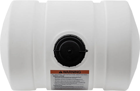 Horizontal Polyethylene Reservoir Water Tank with Legs, 550 Gallon, Made in the USA, Poly Tank for Water and Non-Flammable Liquids, Rust and Corrosion Proof