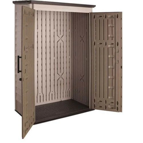Rubbermaid Outdoor Storage Shed, 52 Cu.Ft., Weather-Resistant, Lockable Doors