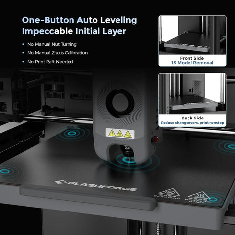 Adventurer 5M 3D Printer with Auto Leveling & High Speed