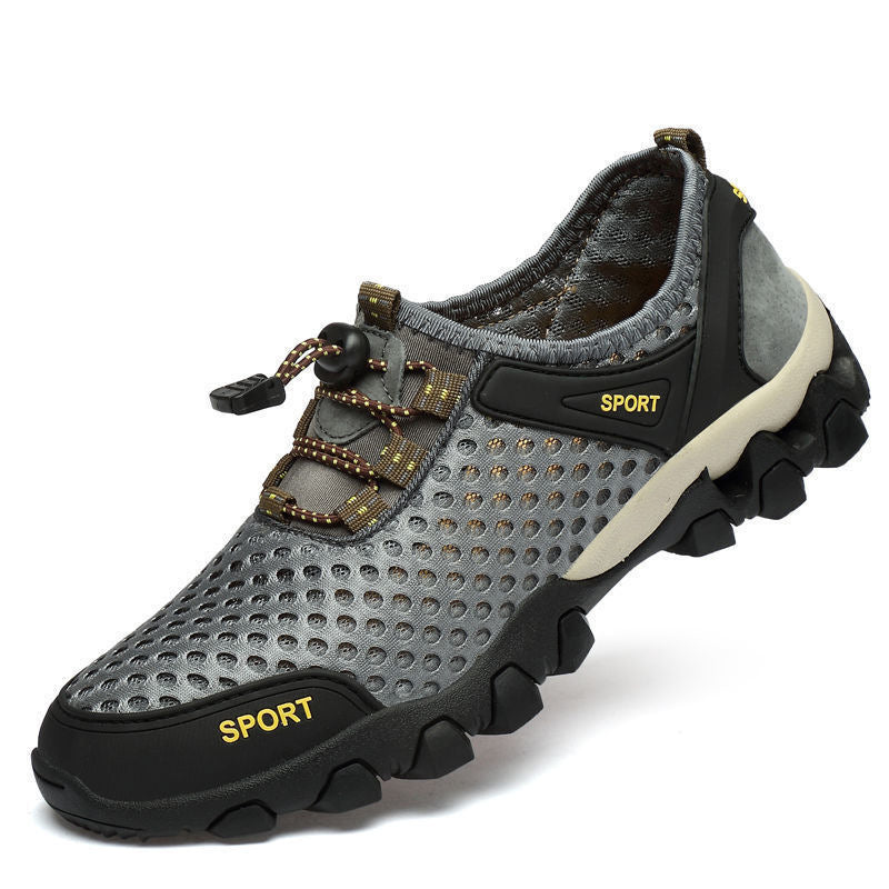 Men's Breathable Mesh Water Shoes With Non-Slip EVA Sole
