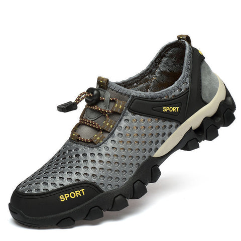Men's Breathable Mesh Water Shoes With Non-Slip EVA Sole