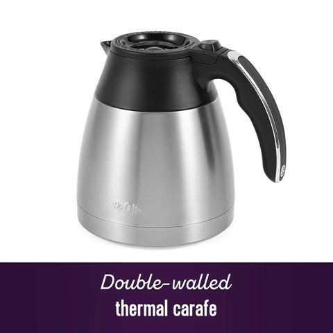 Mr. Coffee 10-Cup Programmable Coffee Maker, Insulated Thermal Carafe