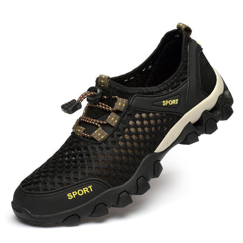 Men's Breathable Mesh Water Shoes With Non-Slip EVA Sole