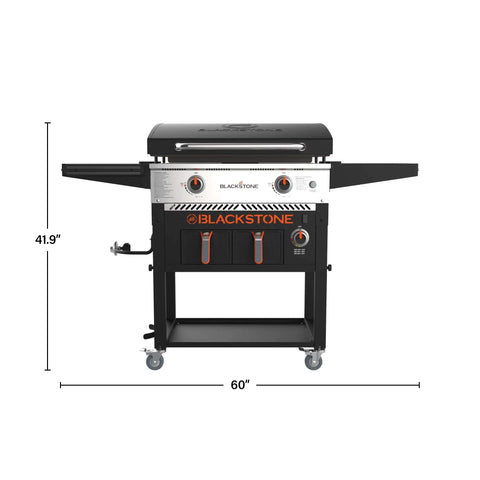 锟斤拷锟�Clearance Sale锟斤拷锟�Blackstone 2-Burner 28" Griddle with Electric Air Fryer and Hood