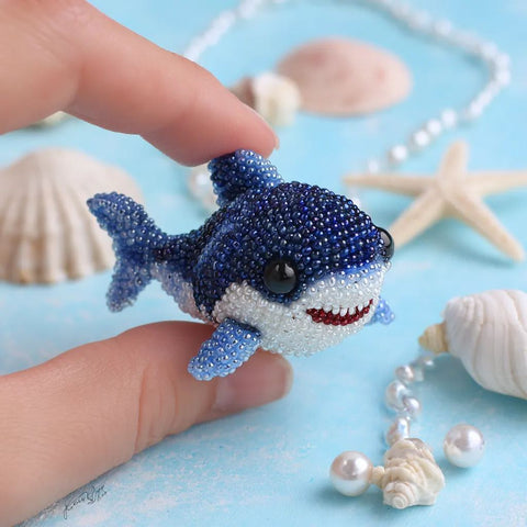 Sea Creature Bead Embroidery