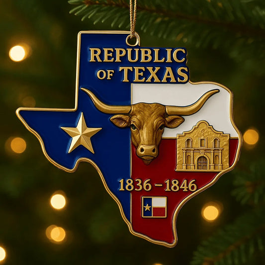 Lone Star Legacy Ornament – Republic of Texas Tribute