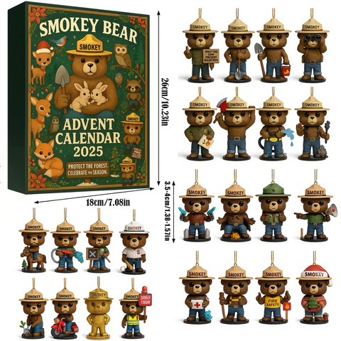 24 Days Smokey Bear Advent Calendar 2025