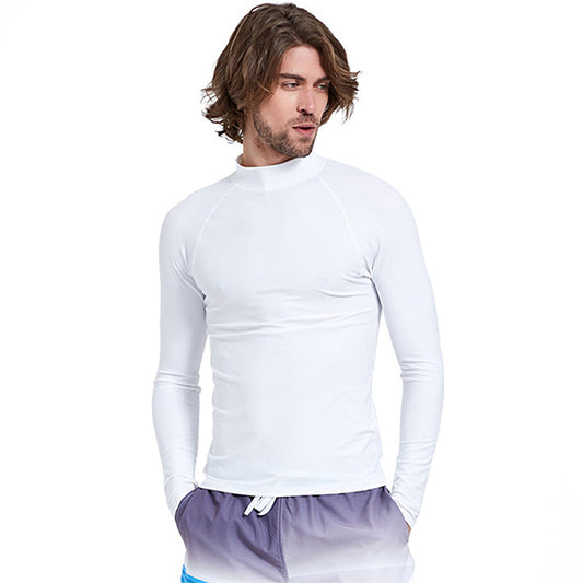 SBART Mens Skins UPF 50+ Long Sleeve Sun Rashguard Shirt Tops