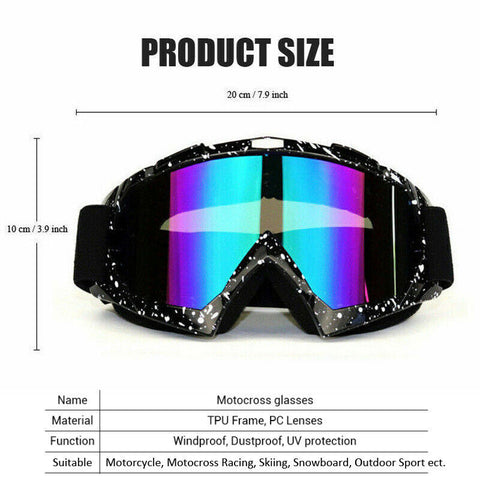 Snow Goggles Windproof Ski Goggles Over Glasses Ski/Snowboard Goggles