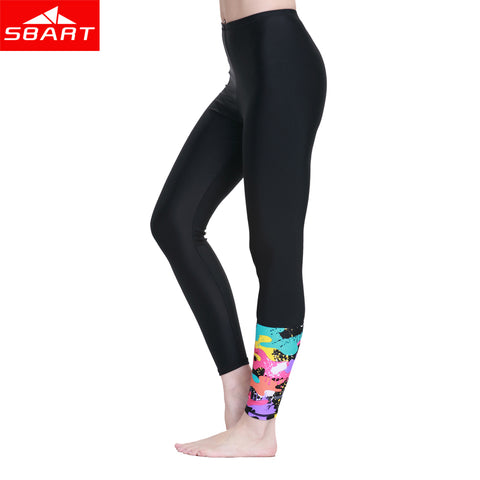 SBART Women Snorkeling Leggings Wetsuit Pant Rash Guard Tight Pants