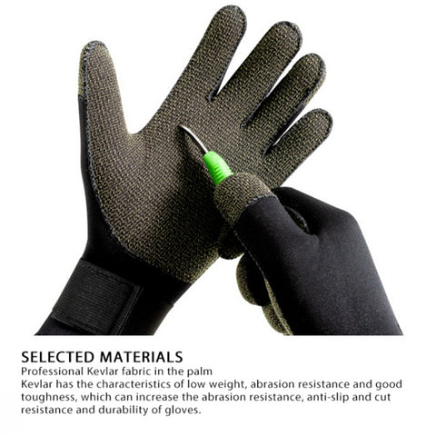 3mm Neoprene Diving Gloves For Men Women Diver Anti-cutting Warm Gloves