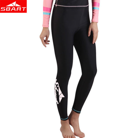SBART Mem/Women Rashguard Pants Lycra Quick Dry UPF 50+ Yoga Tight Trousers