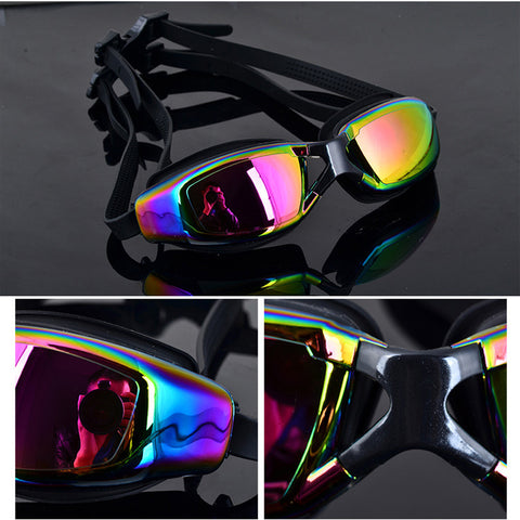 Waterproof UV Anti Fog Swimming Goggles Swim Glasses