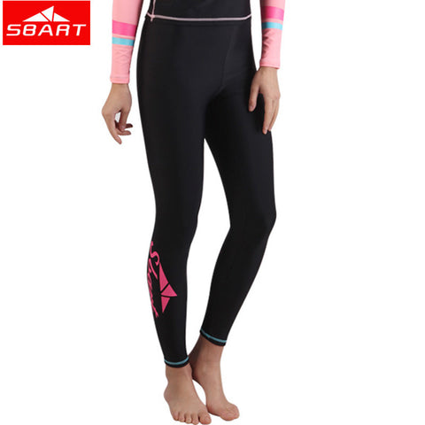 SBART Women Snorkeling Leggings Wetsuit Pant Rash Guard Tight Pants