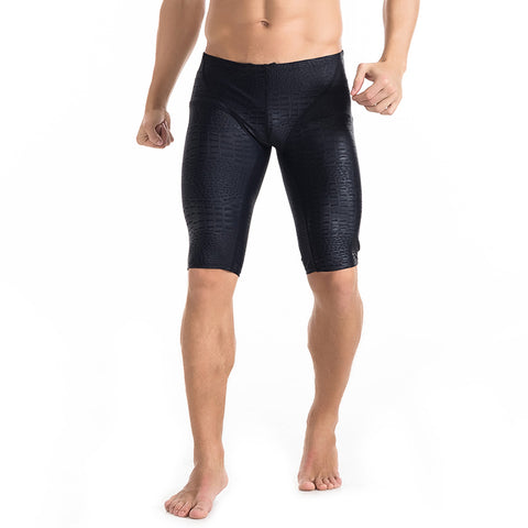 SBART Men's Rash Guards Trunks Sharkskin Lycra Breathable Swim Trunks Swimwear Rash Guards