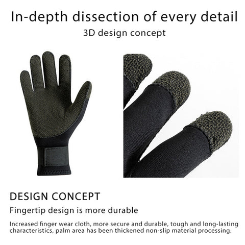 3mm Neoprene Diving Gloves For Men Women Diver Anti-cutting Warm Gloves