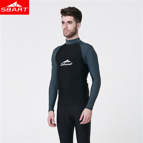 SBART Long Sleeve Rashguards Swim Shirts