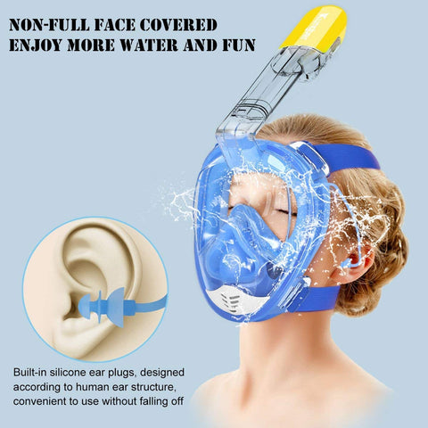 Summer Soft Nose Full Face Diving Mask