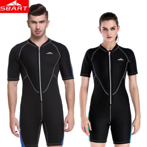 SBART 2mm Neoprene Wetsuits For Men's Women's Swimming Spearfishing Wetsuit