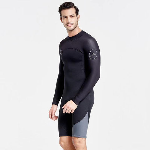 SBART 3MM Neoprene Diving Suit Long Sleeved Wetsuit