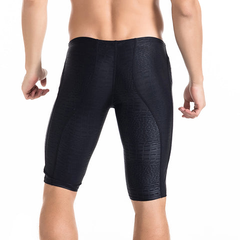 SBART Men's Rash Guards Trunks Sharkskin Lycra Breathable Swim Trunks Swimwear Rash Guards