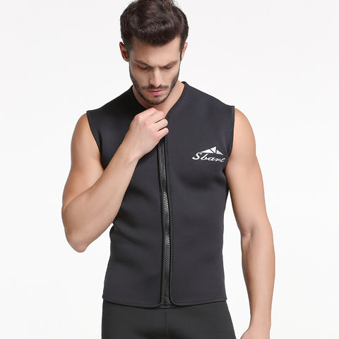 SBART 5MM Neoprene Wetsuit Vest Men's Top Jacket Sleeveless