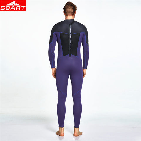 SBART 3mm Men's Neoprene Surf Wetsuit Surfing Swimming Equipment