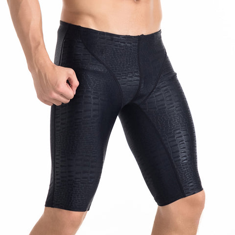 SBART Men's Rash Guards Trunks Sharkskin Lycra Breathable Swim Trunks Swimwear Rash Guards