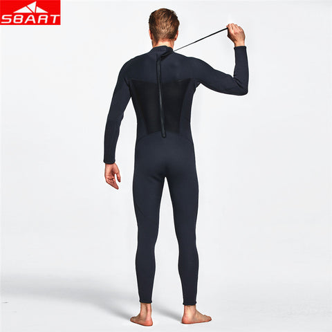 SBART 3mm Men's Neoprene Surf Wetsuit Surfing Swimming Equipment