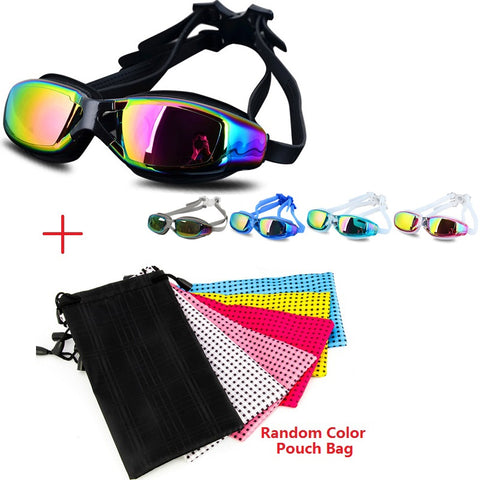Waterproof UV Anti Fog Swimming Goggles Swim Glasses