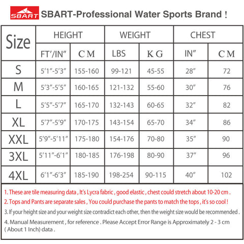 SBART Long Sleeve Rashguards Swim Shirts