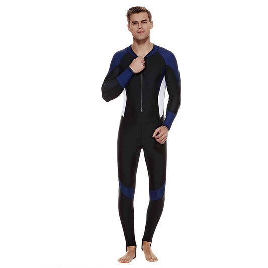 SBART Men Swim Wet Suits Long Sleeve Full Body Swimsuit