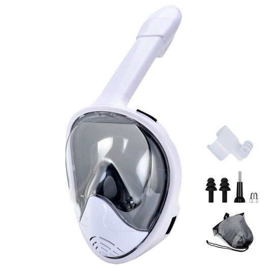 Full Face Snorkel Mask with Detachable Camera Mount