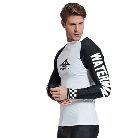 SBART Long Sleeve Diving Wetsuit Lycra Quick-dry Sun Protection T-shirt