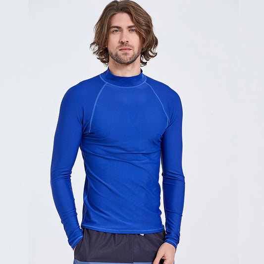 SBART Men Long Sleeve Rashguards Tops